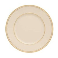 Sousplat Off White Fio de Ouro  Sousplat Off White Fio de Ouro
